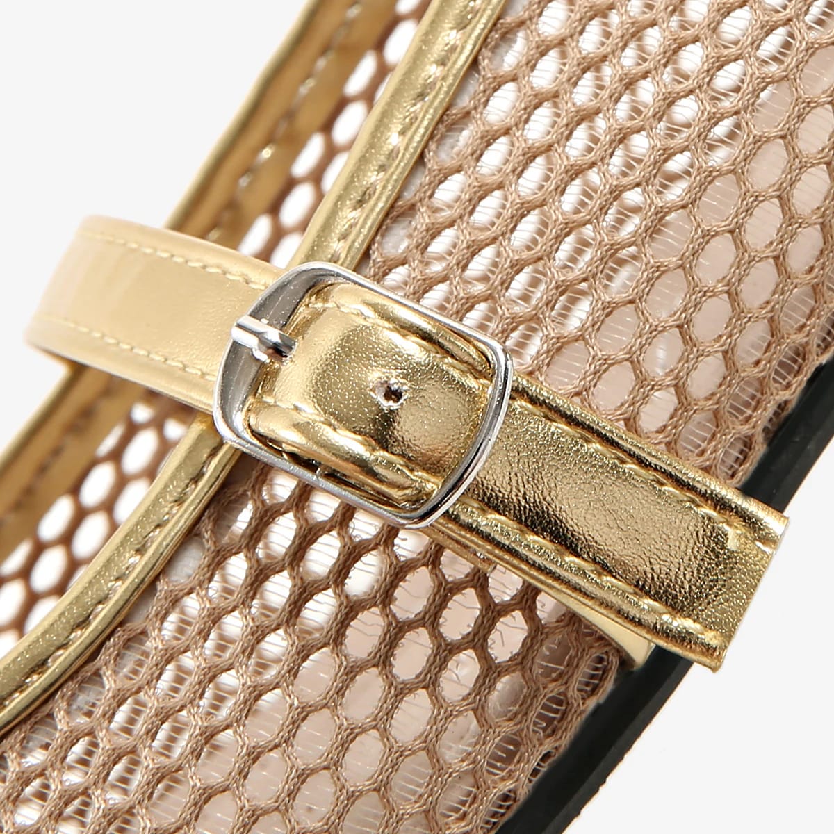Breathable Mesh Mary Jane Flat detail 2