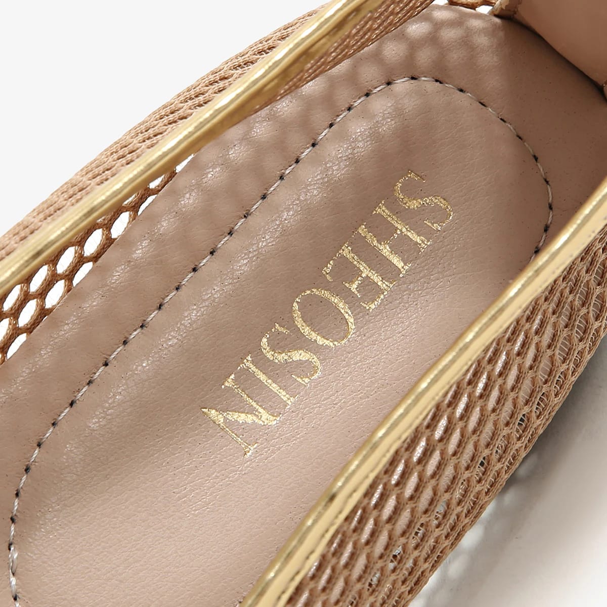 Breathable Mesh Mary Jane Flat detail 1