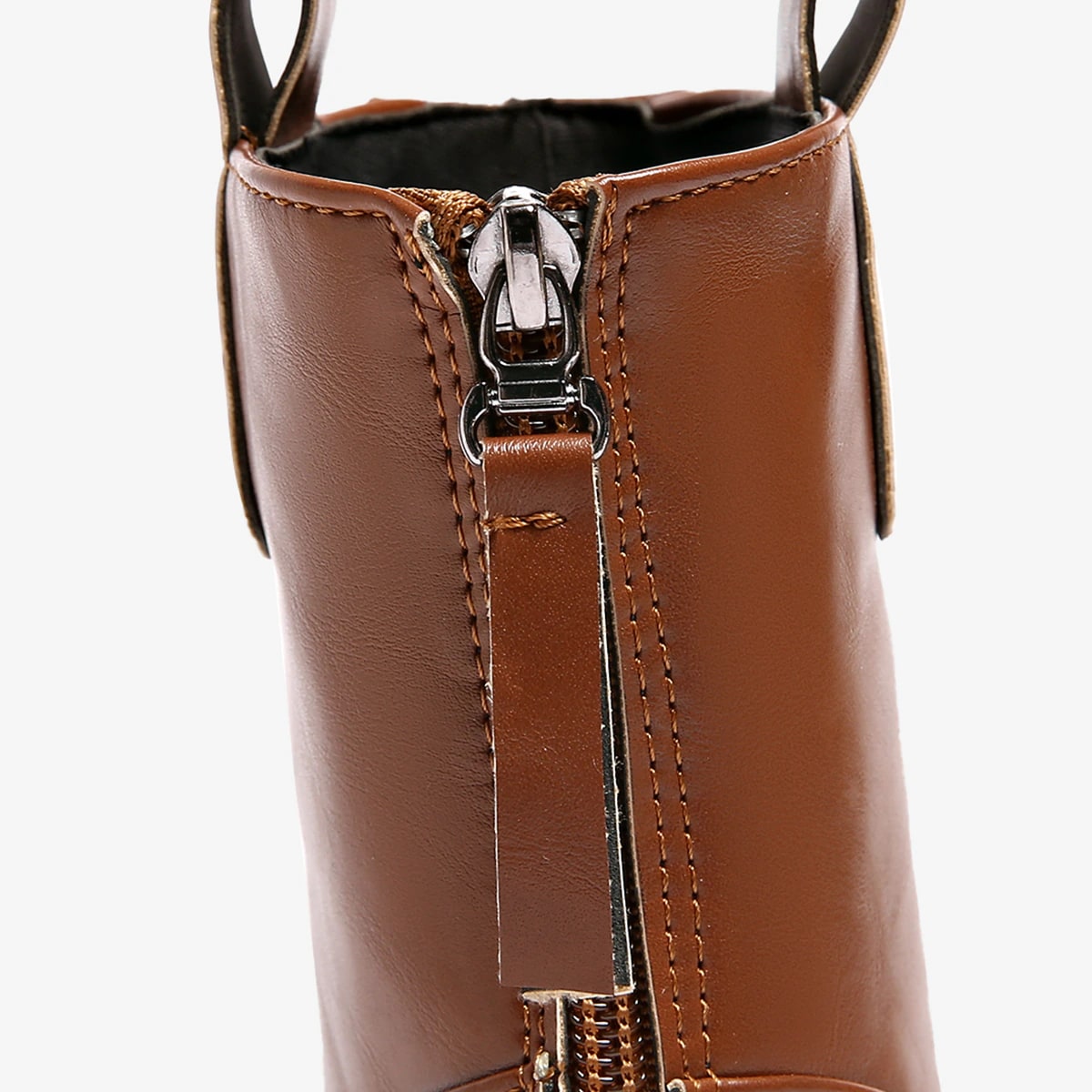 Chunky Platform Back-Zip Ankle Boot detail 2